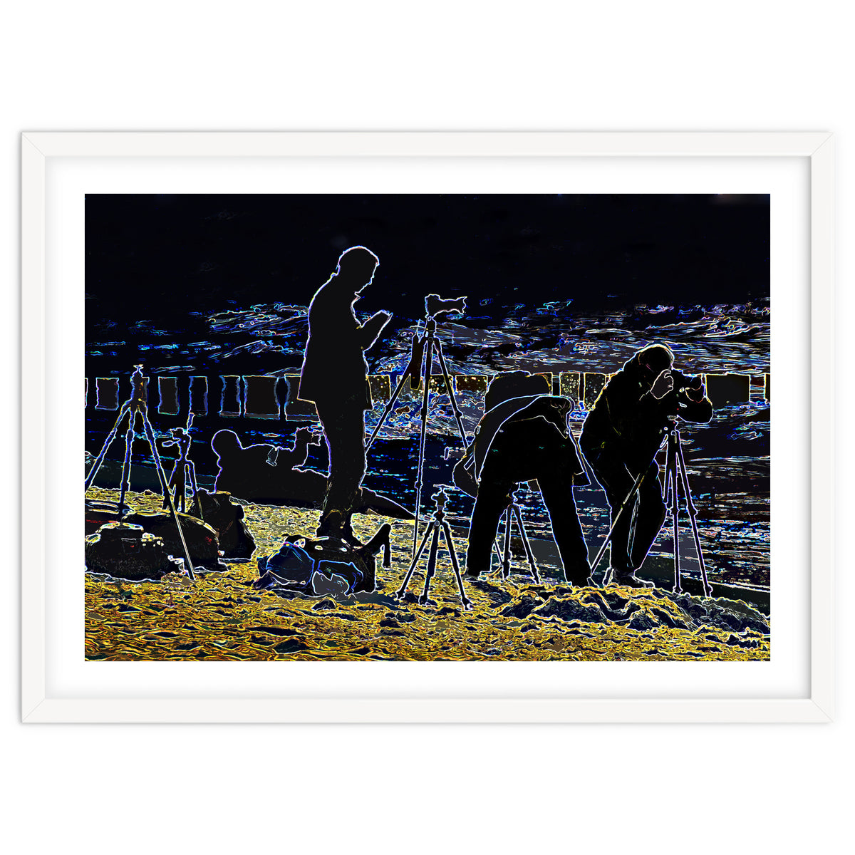 Photographers at the beach