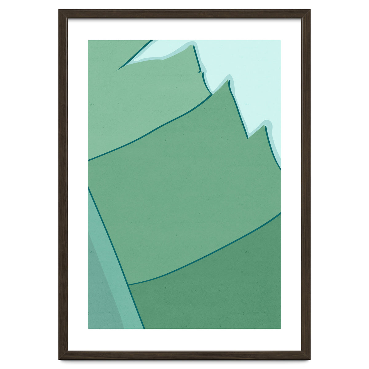 Abstract Banana Leaves Three - Greener Eden