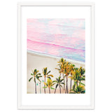 Pink Ocean | Dreamy Scenic Tropical Beach Travel | Blush Nature Sea Beach Coconut Trees thumbnail