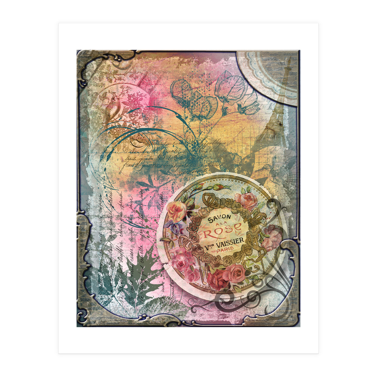 Vintage Rose Soap (Print Only)