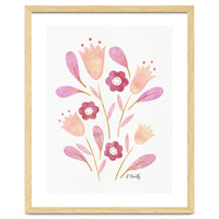 Watercolour Tulips | Pink