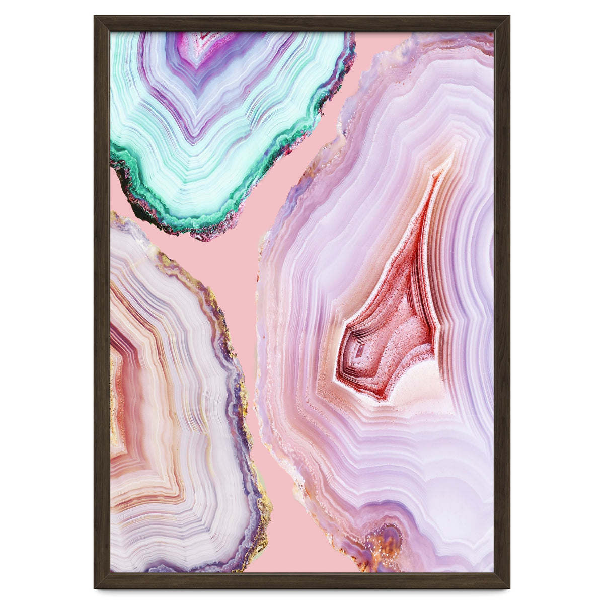 Mineral Agates #Glam collection