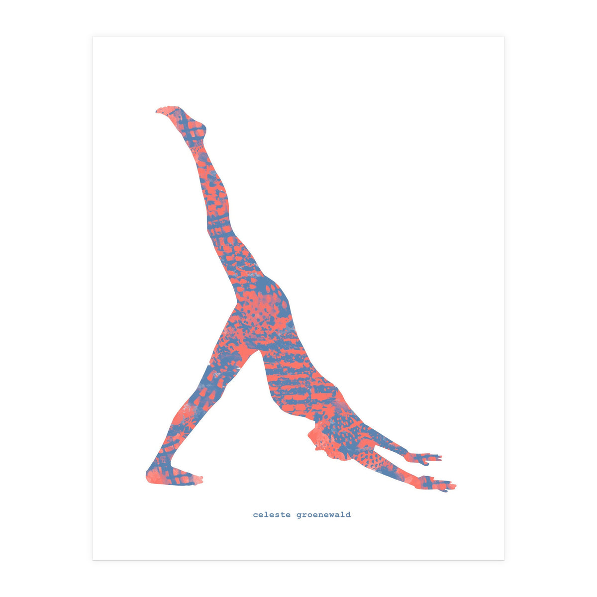 Three Legged Downward Dog (Print Only)