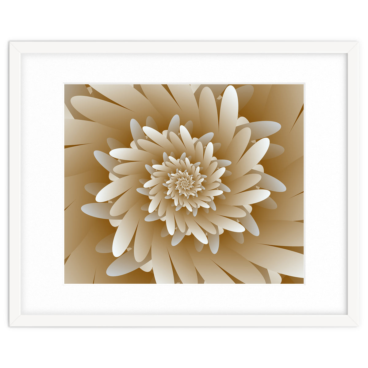 Abstract Digital Floral ART