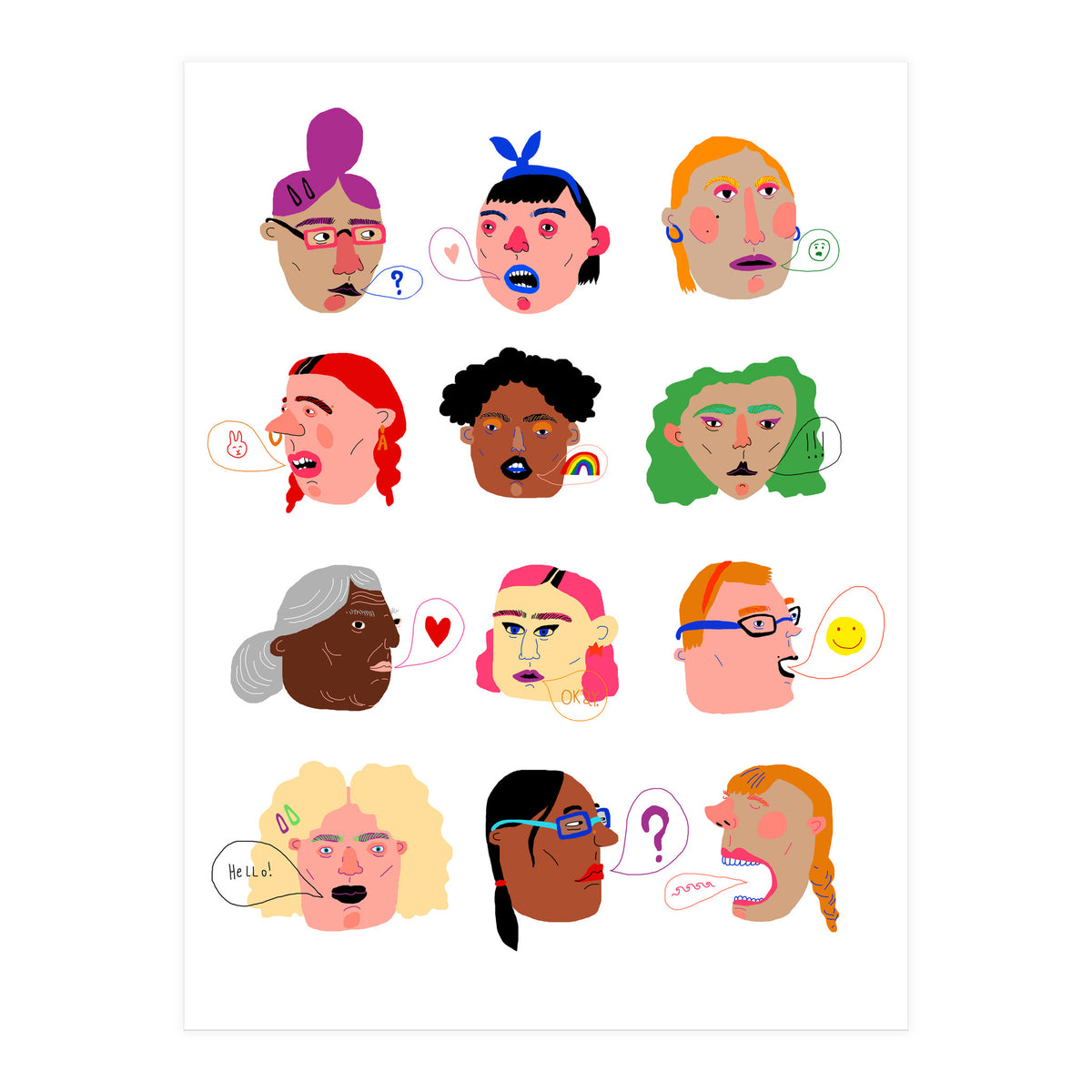 Girls Talk (Print Only)