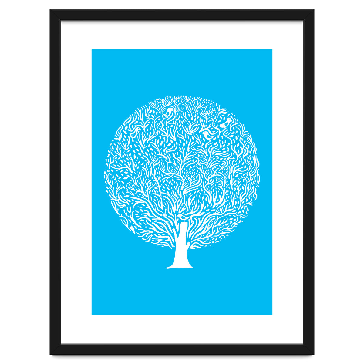 Blue tree