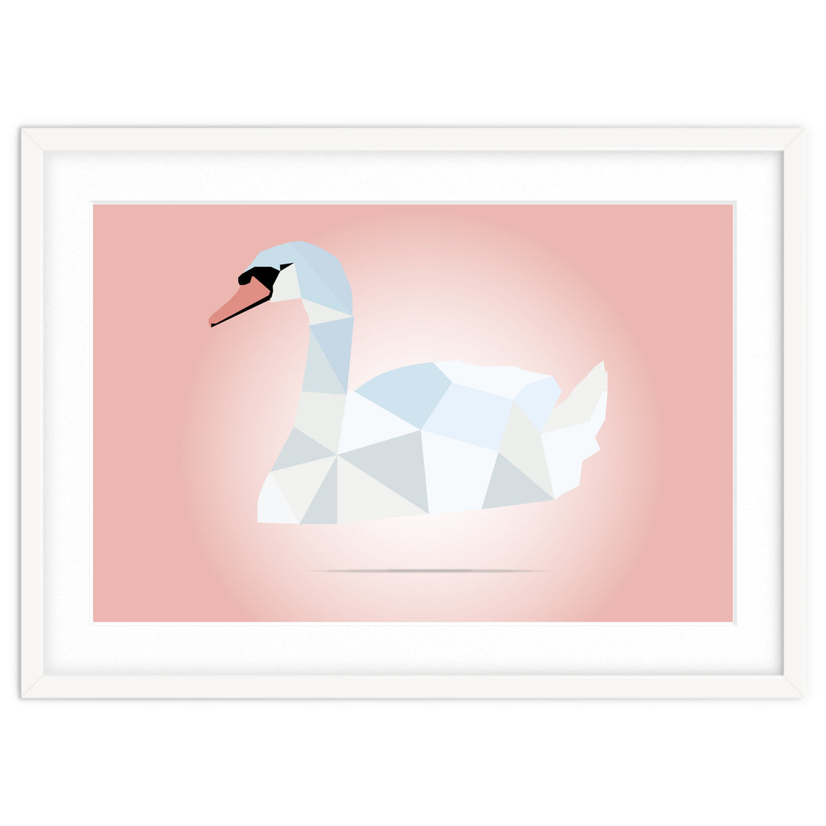 Swan Low Poly Art