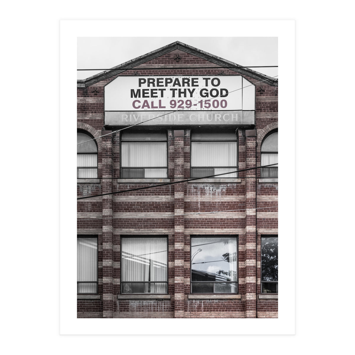 King Street East Methodist Church No 2 Color Version (Print Only)