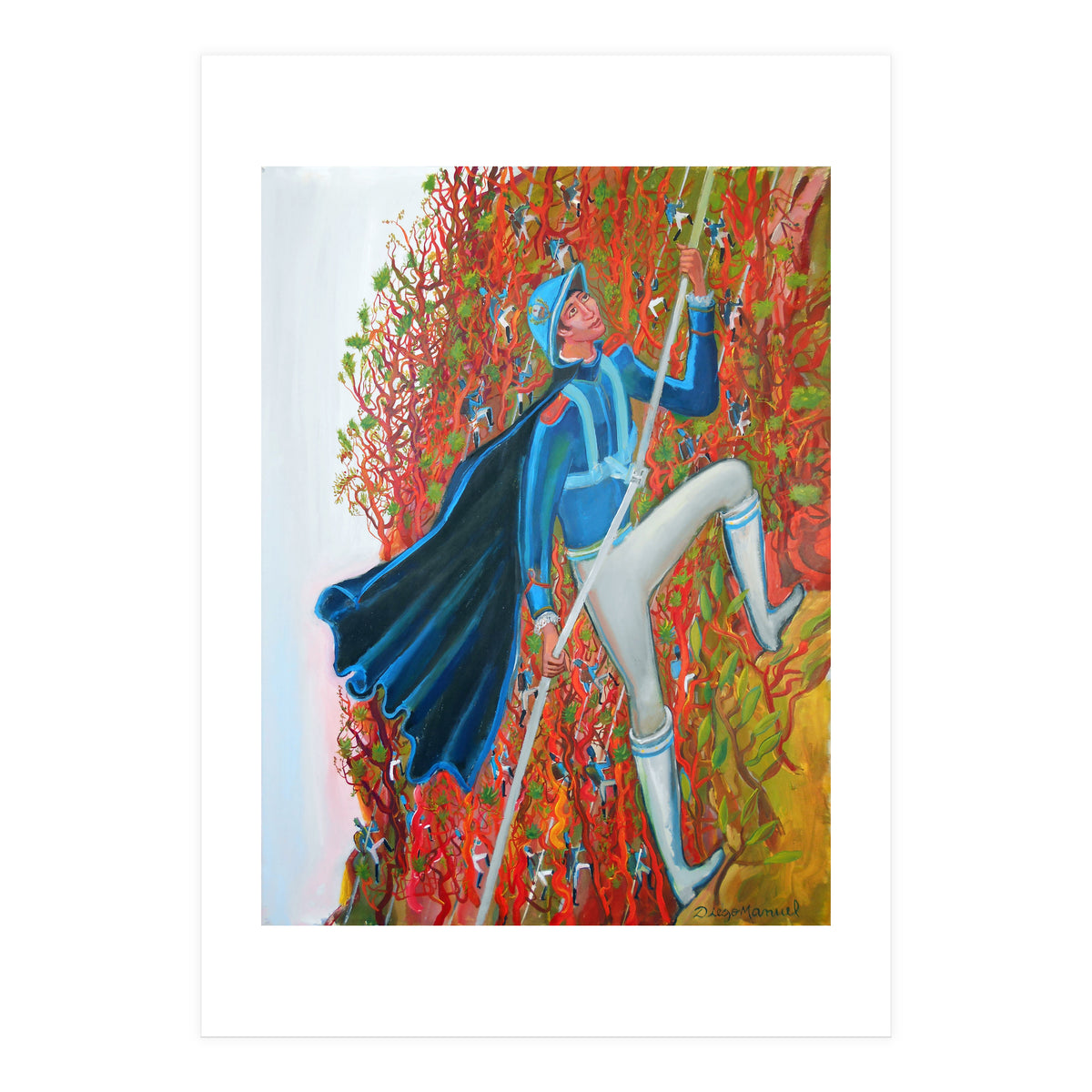 San Martin Cruzando Los Andes (Print Only)