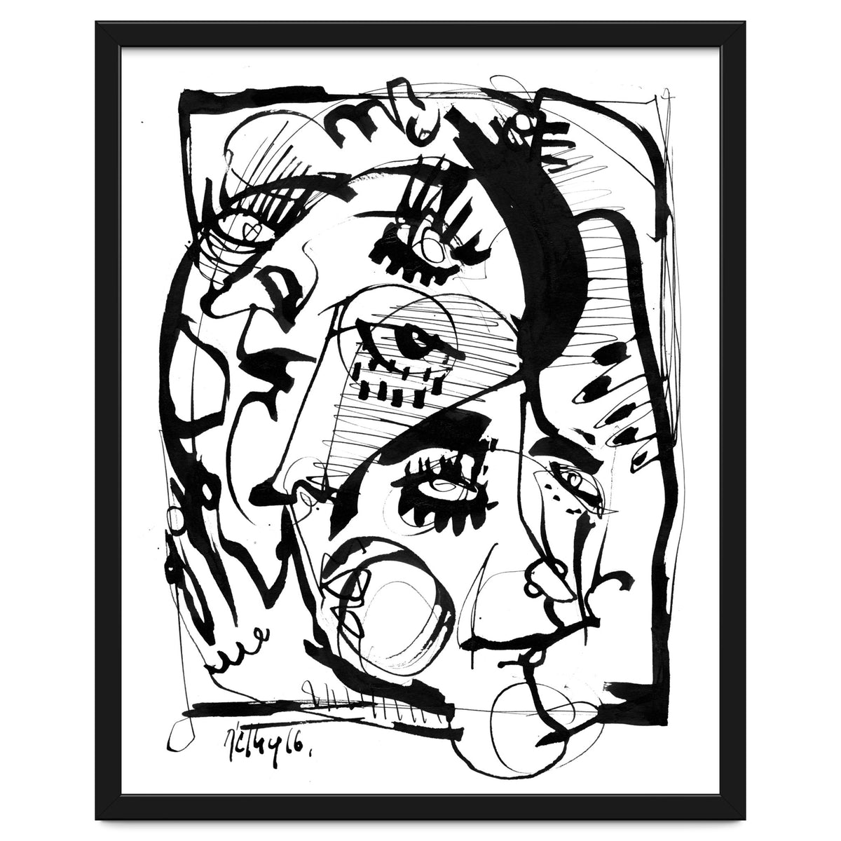 The Pretty People - b&w