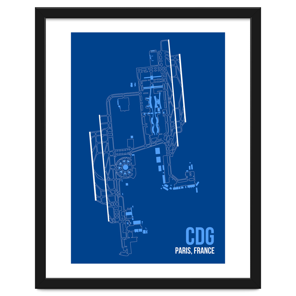 Paris CDG Airport Layout