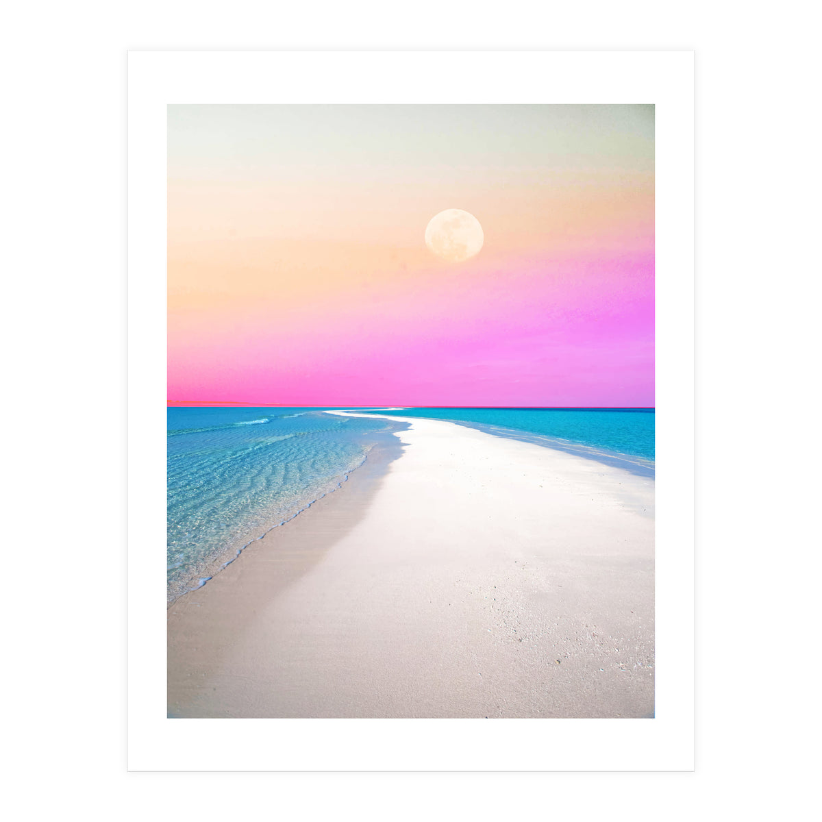 Ocean & Moon II (Print Only)