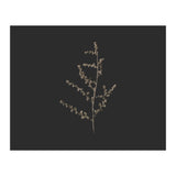 Dainty Botanicals in Gold and Black - Square (Print Only) thumbnail
