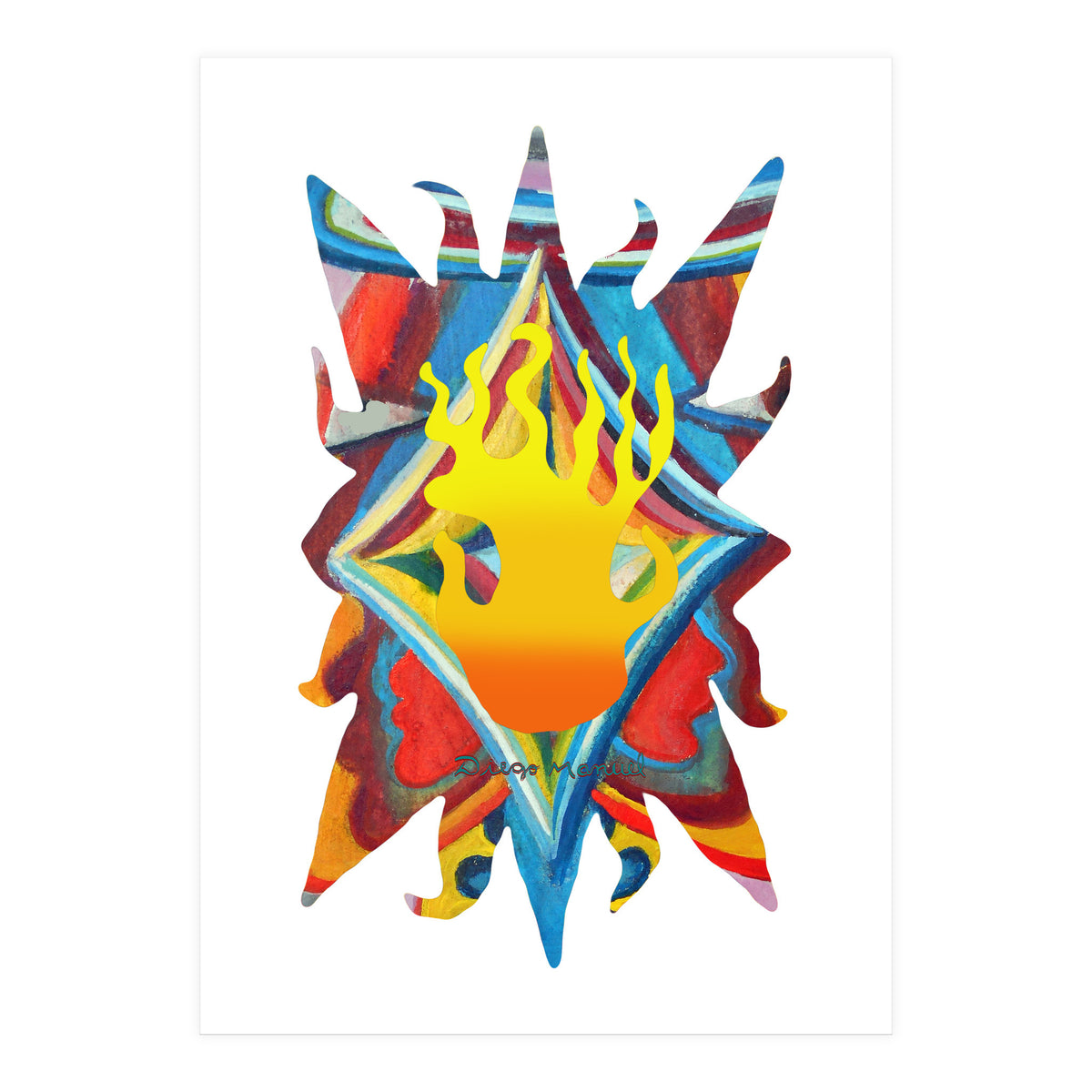 Fuego 13 Copia (Print Only)