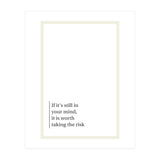 TAKING THE RISK (Print Only) thumbnail