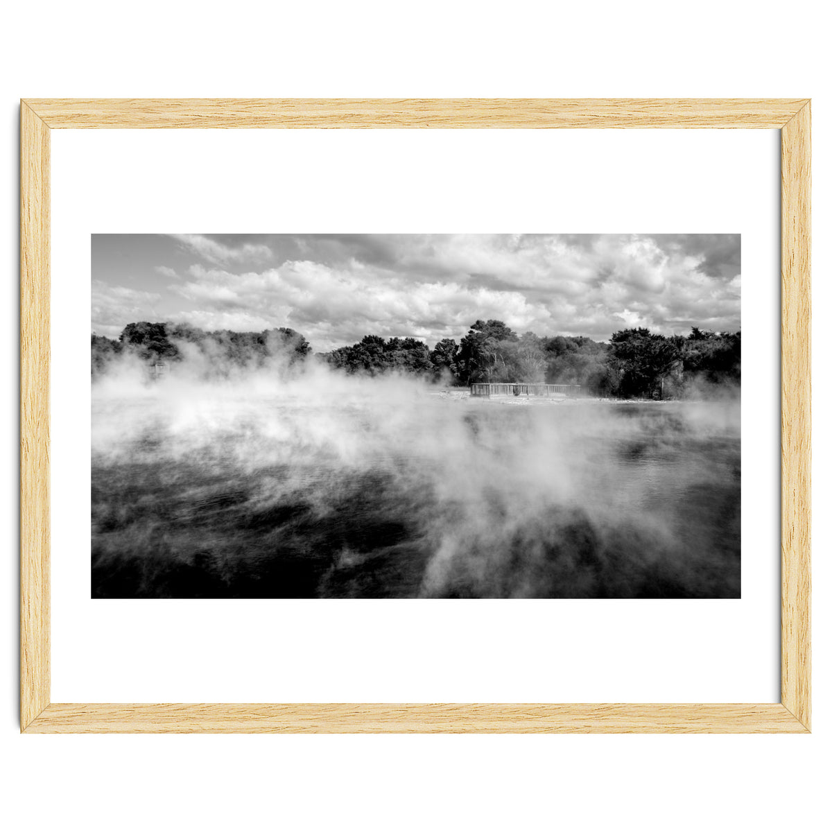 Vapors in Rotorua, New Zealand Art Print