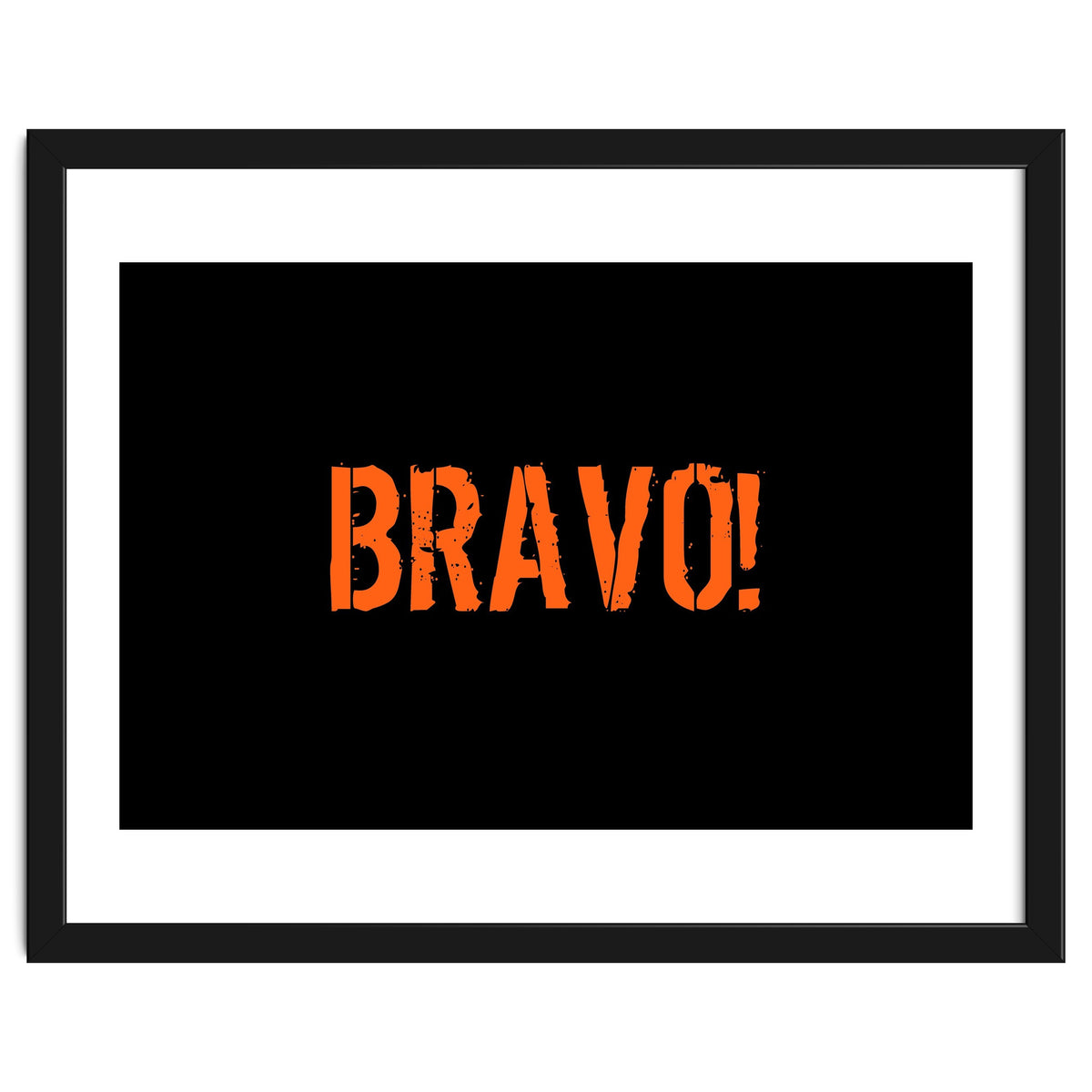 Bravo! Italian saying