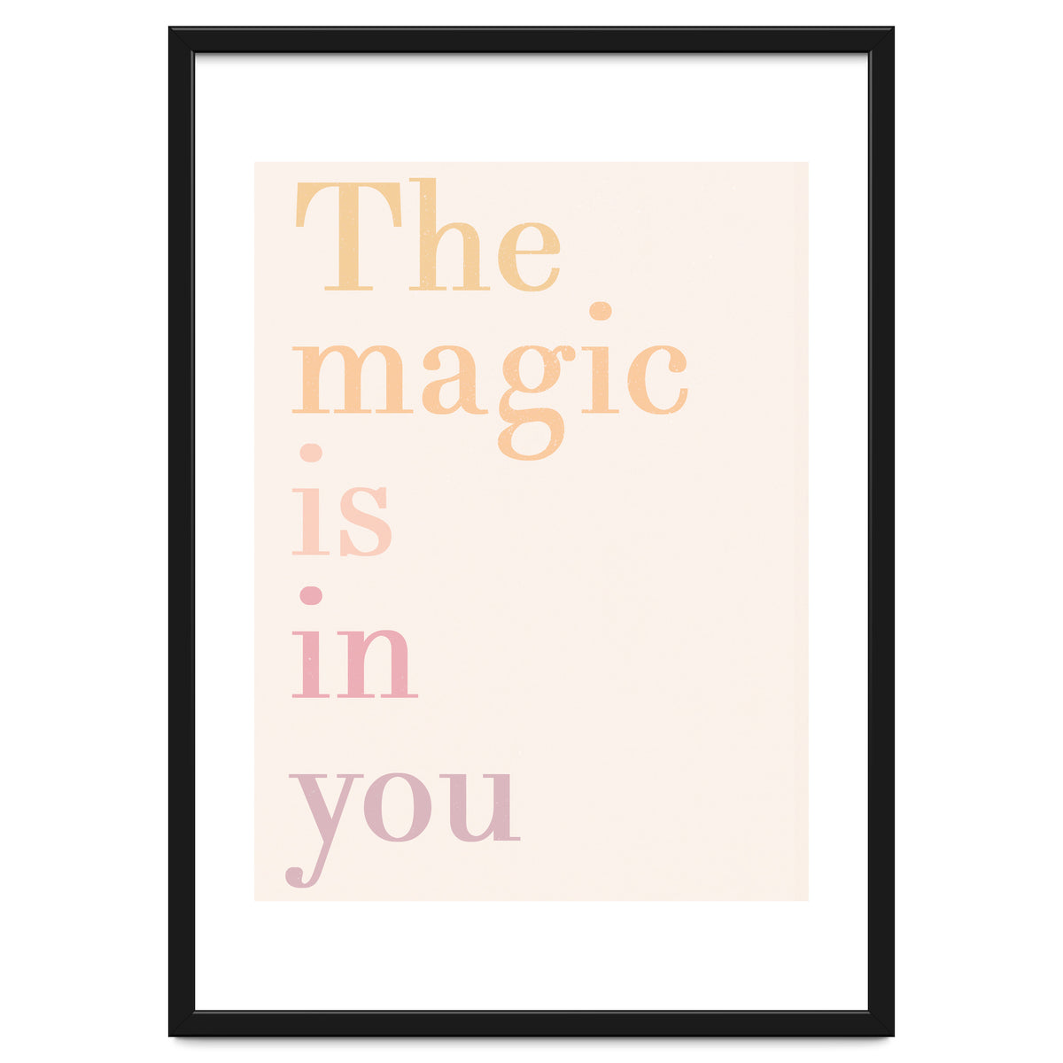The Magic Is In You, Pastel