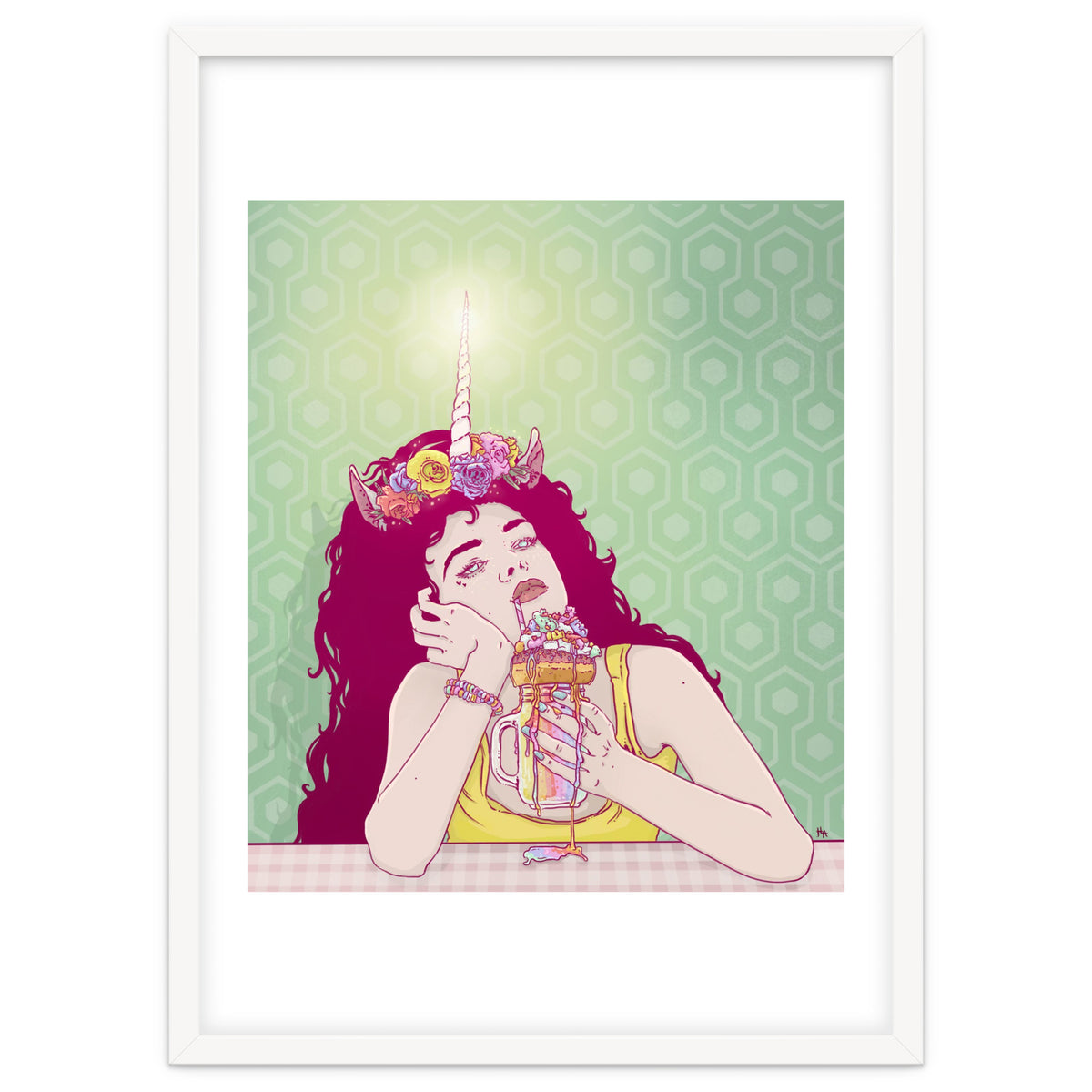 Unicorn Freakshake Lady