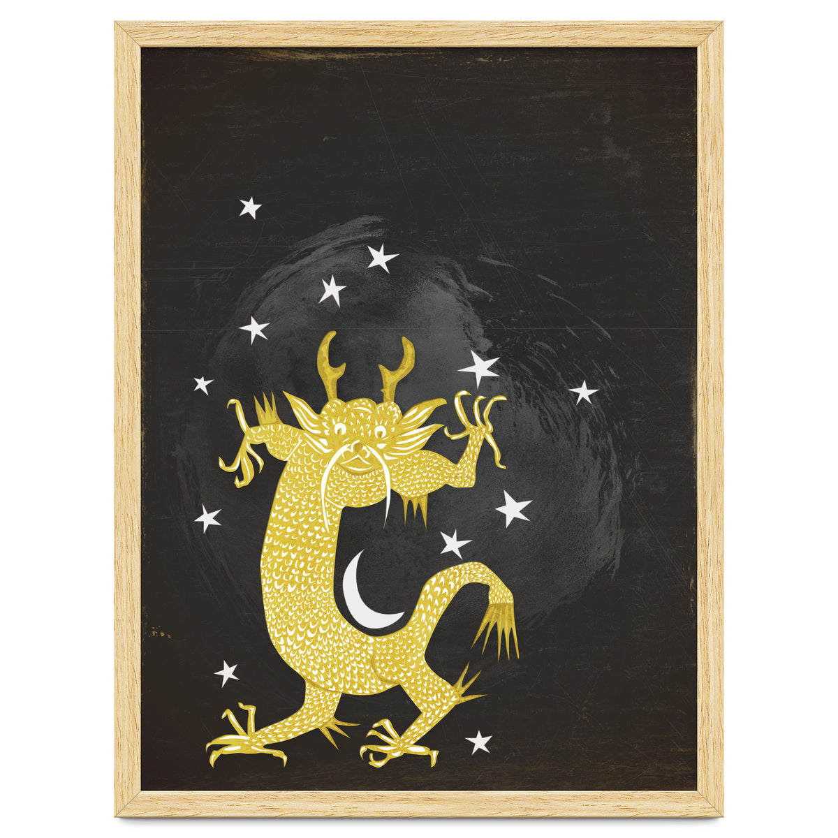 Vintage Cosmos: Golden Dragon