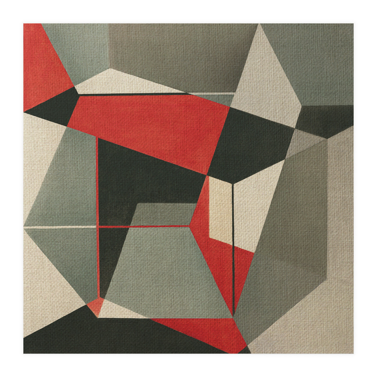 Geometric Fox (Print Only)