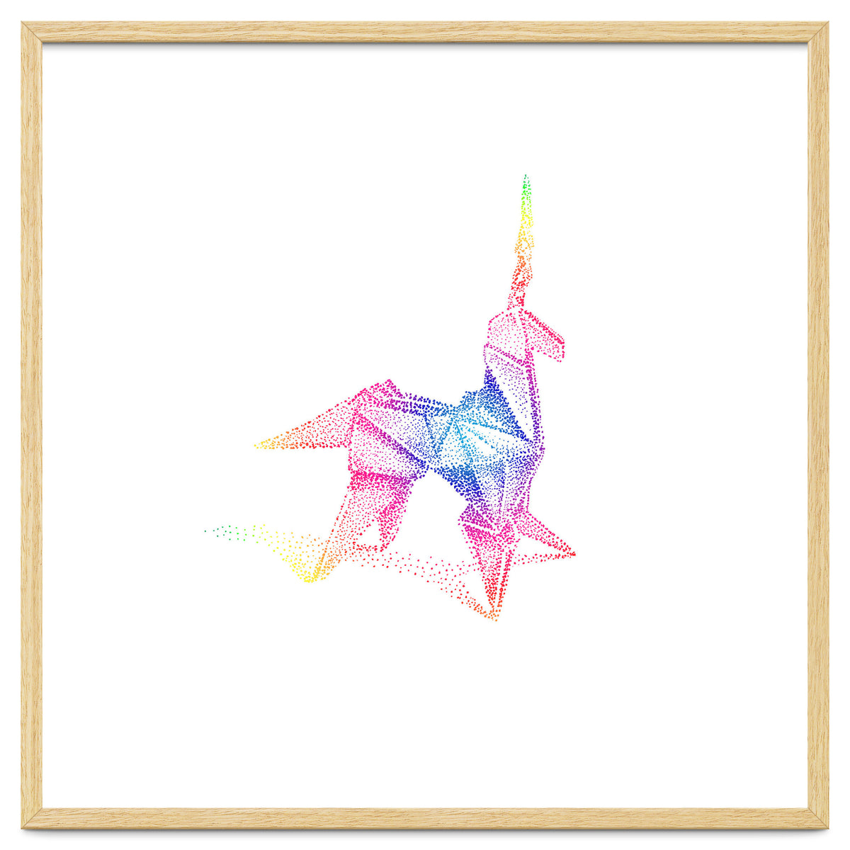 Rainbow Unicorn Origami