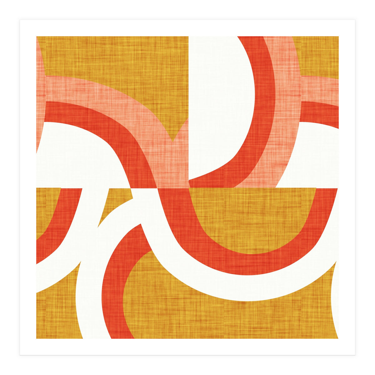 New Mid Mod Freeway Mustard  (Print Only)