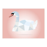Swan Low Poly Art (Print Only) thumbnail