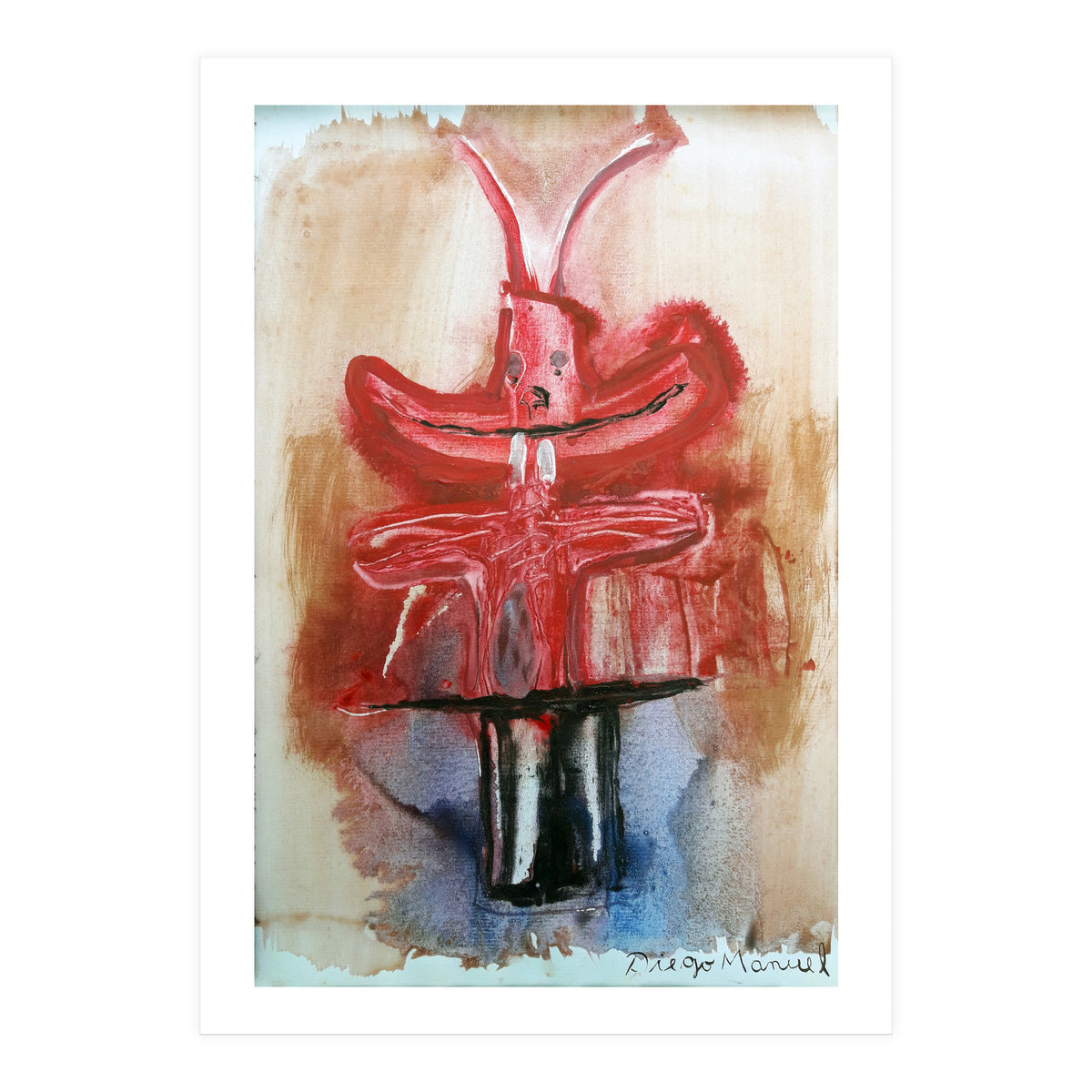 Conejo en la galera (Print Only)