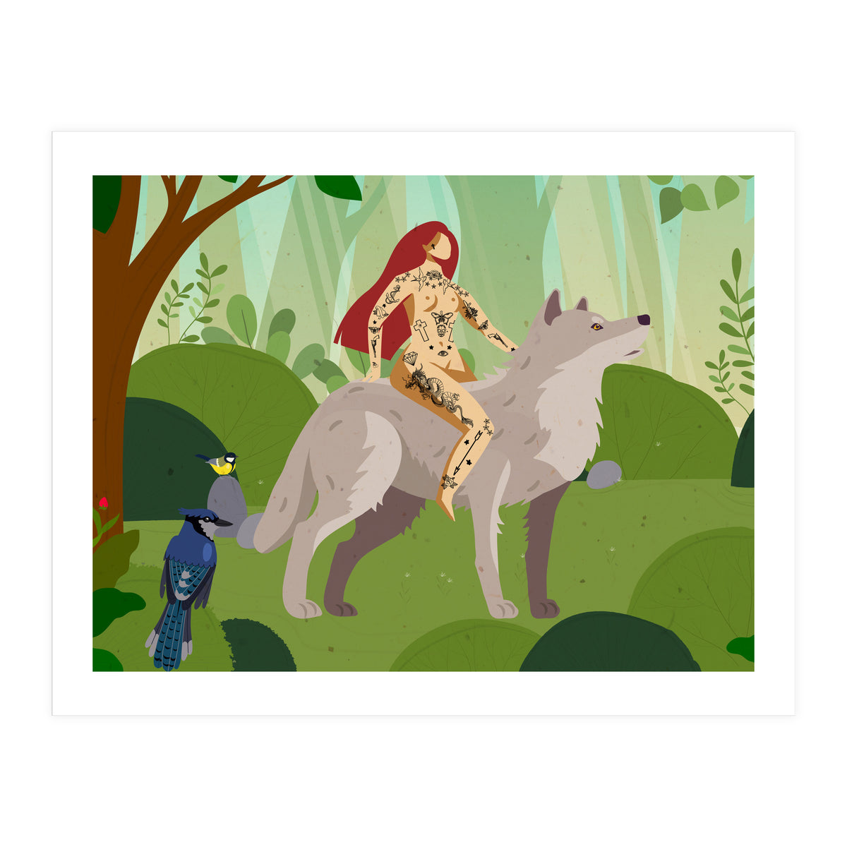 Riding My Wolf (Print Only)