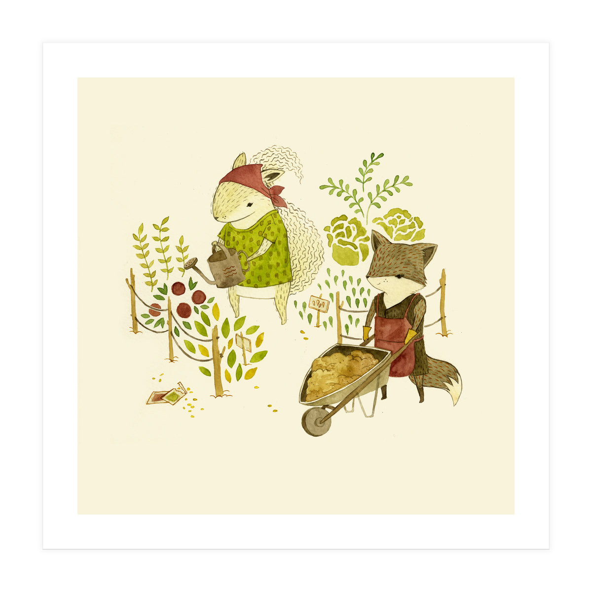 Growing A Garden (Print Only)