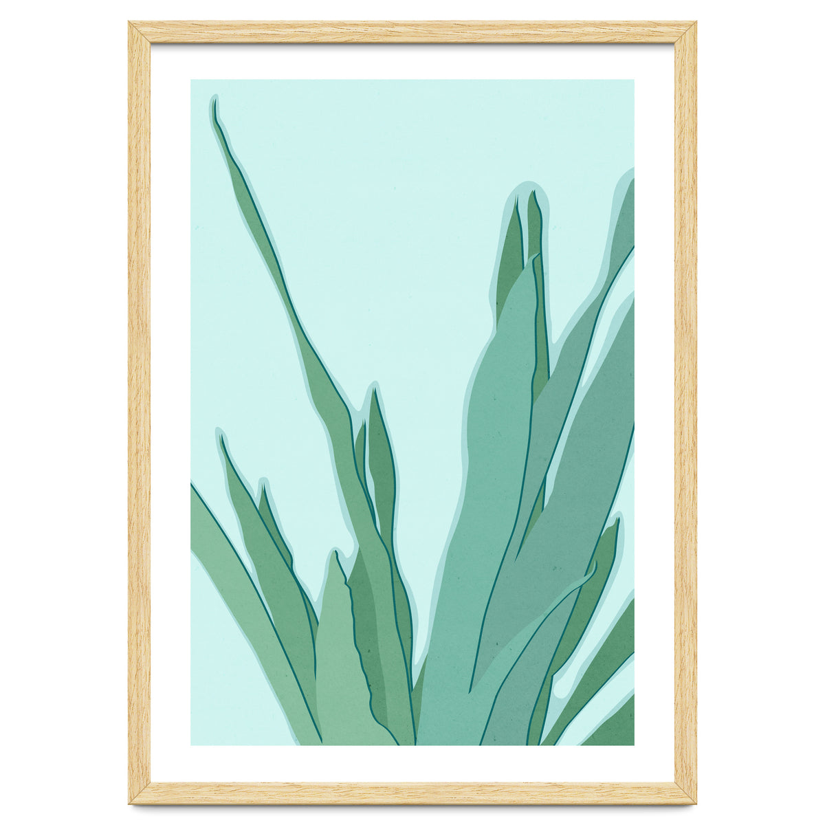 Minimal Snake Plant Leaves - Greener Eden