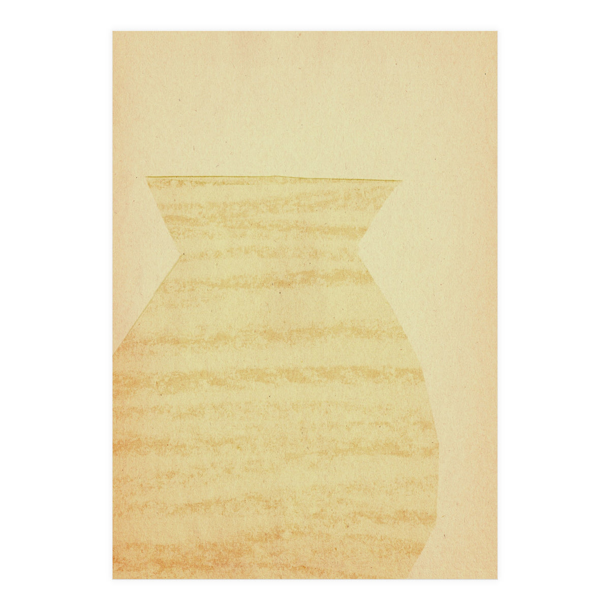 Minimalist pastel vase (Print Only)