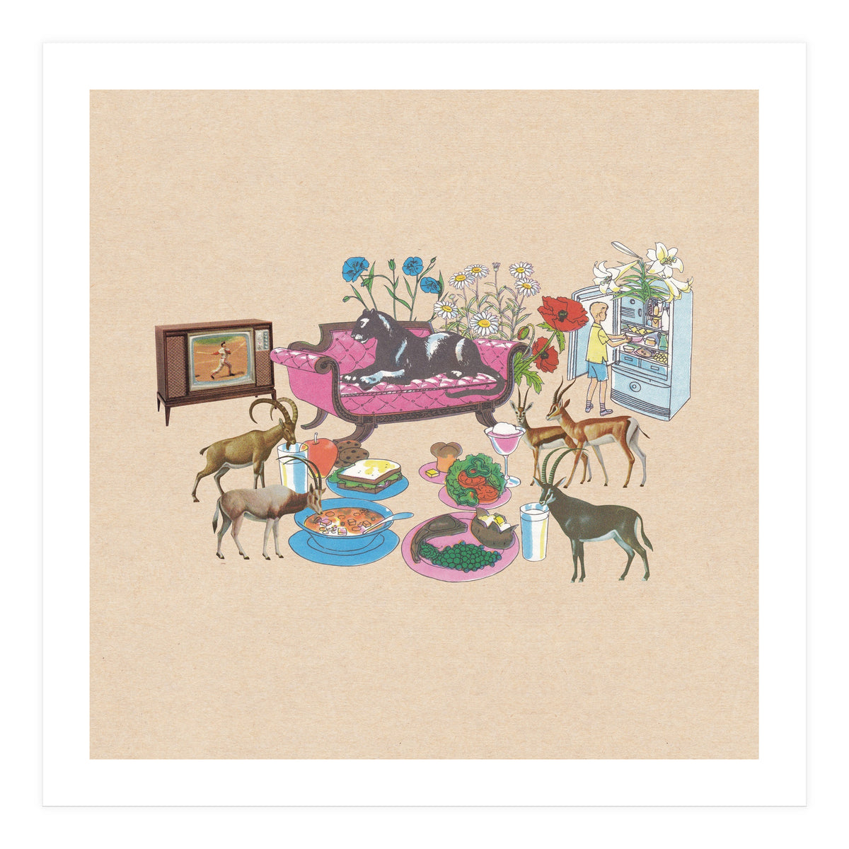 Black Panther And Friends (Print Only)