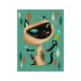 Cat A Tonic Siamese (Print Only) thumbnail