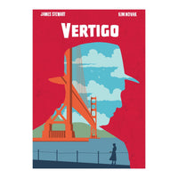 Vertigo movie poster (Print Only)