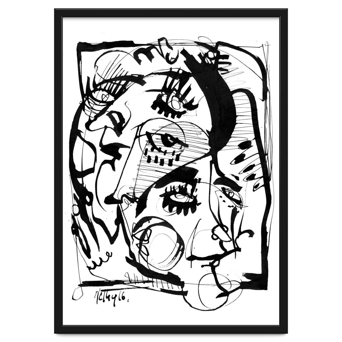 The Pretty People - b&w