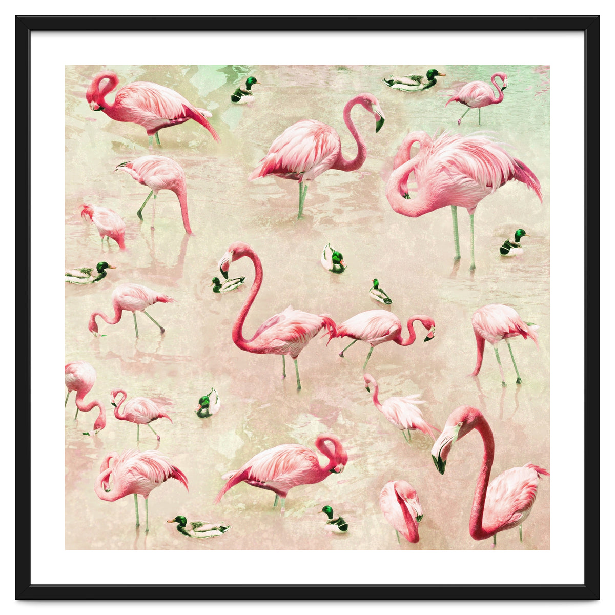 Flamingos Vintage Pink
