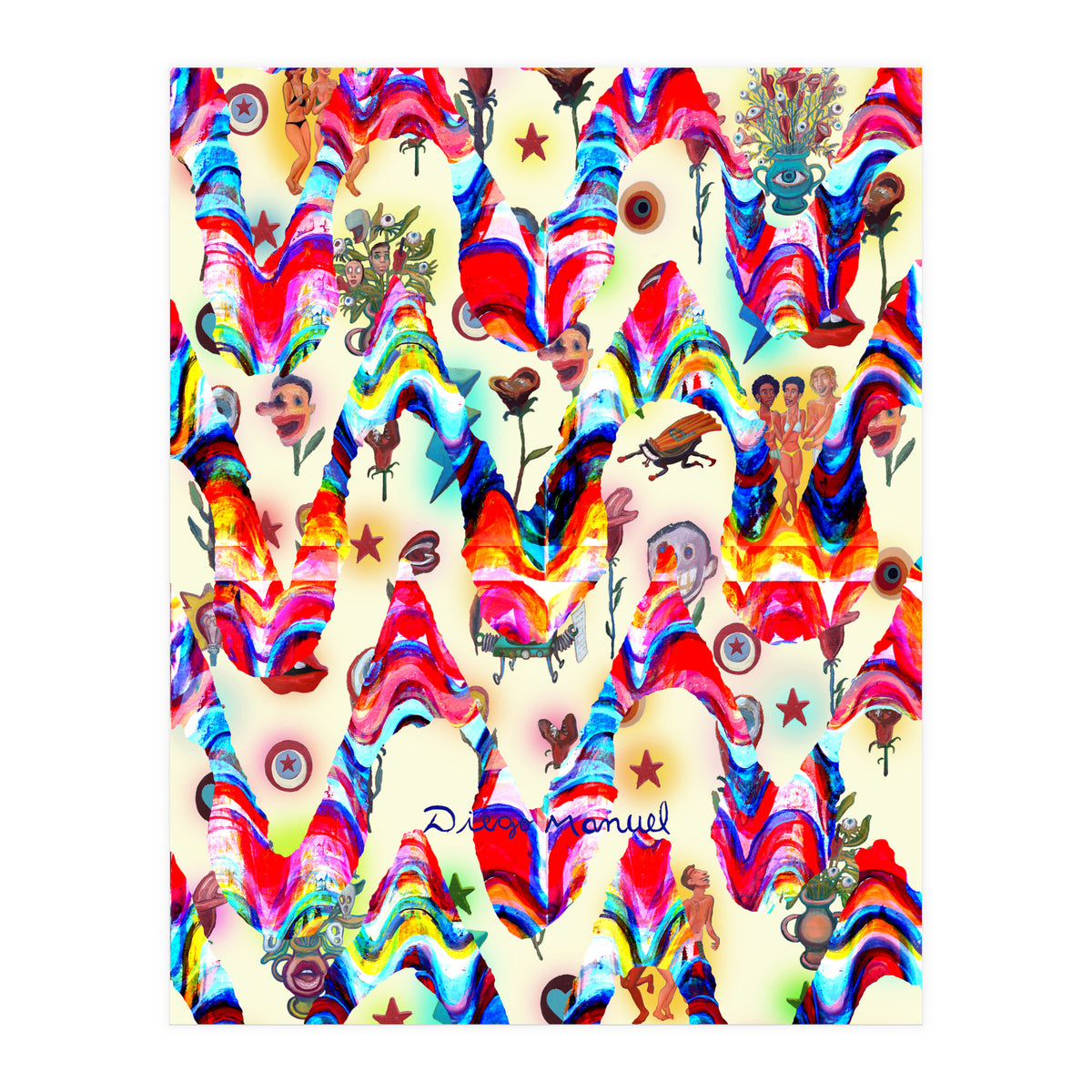 Pop Abstract 34 (Print Only)