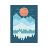 Cabin In The Snow (Print Only) thumbnail