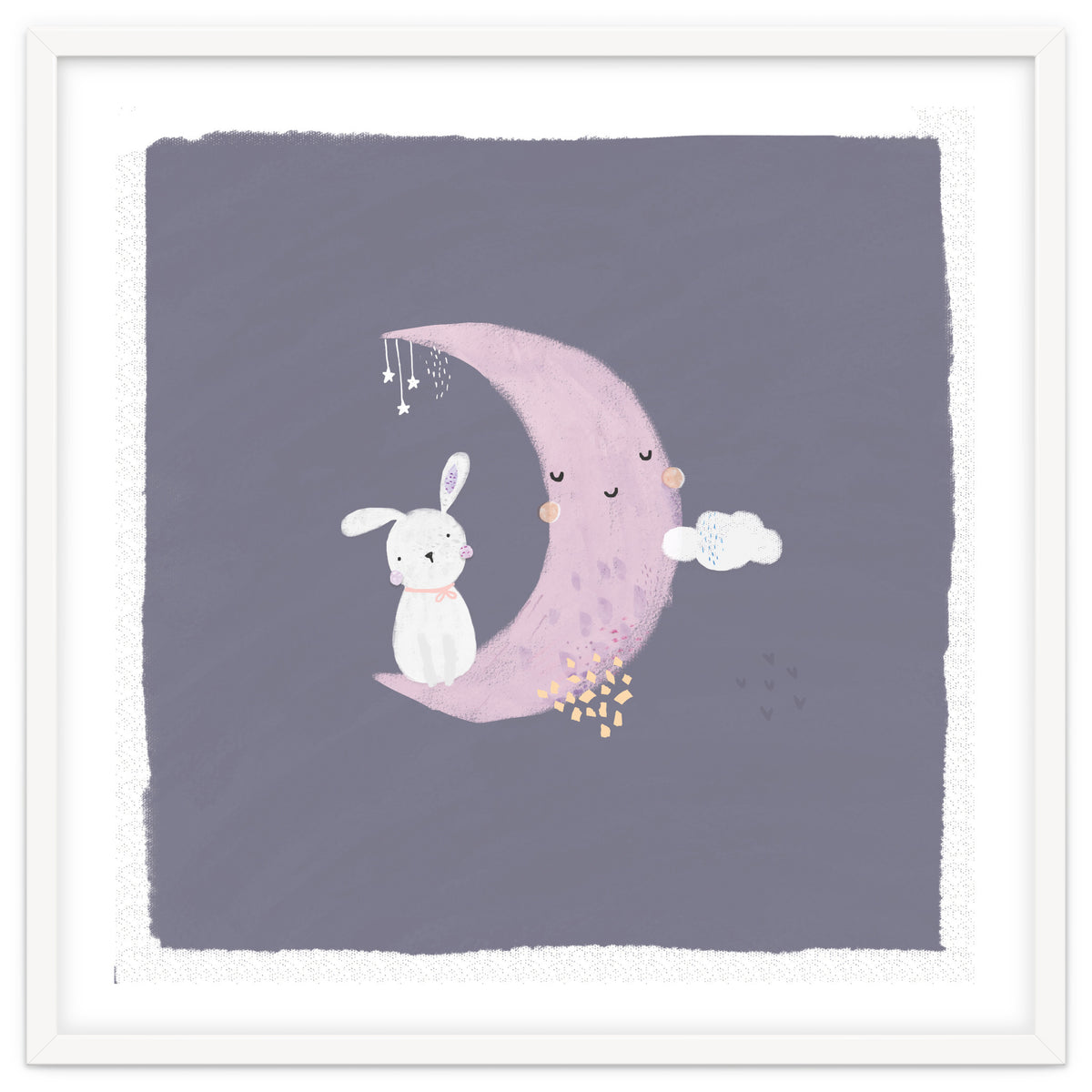 Baby Bunny And Moon