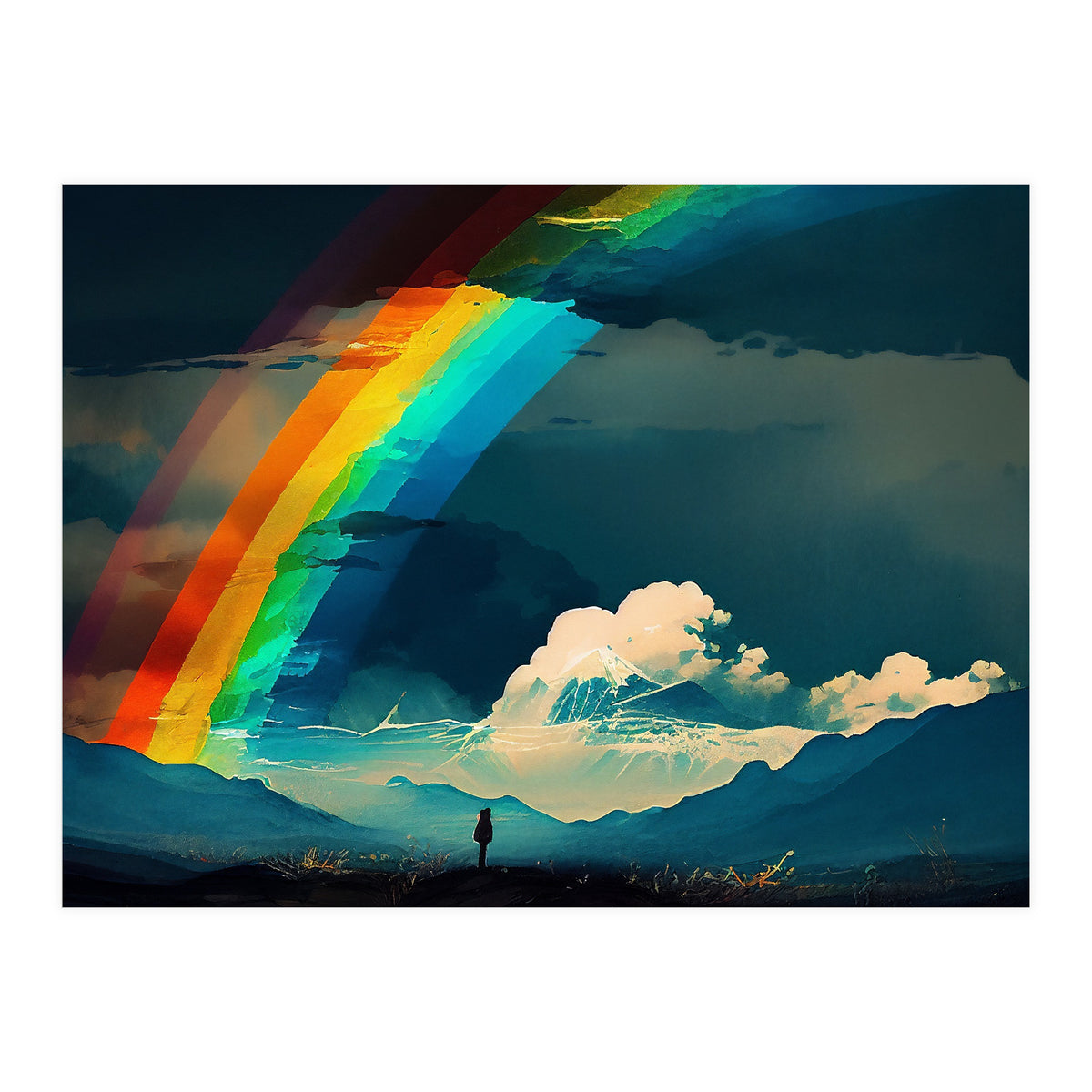 Rainbow On The Horizon (Print Only)