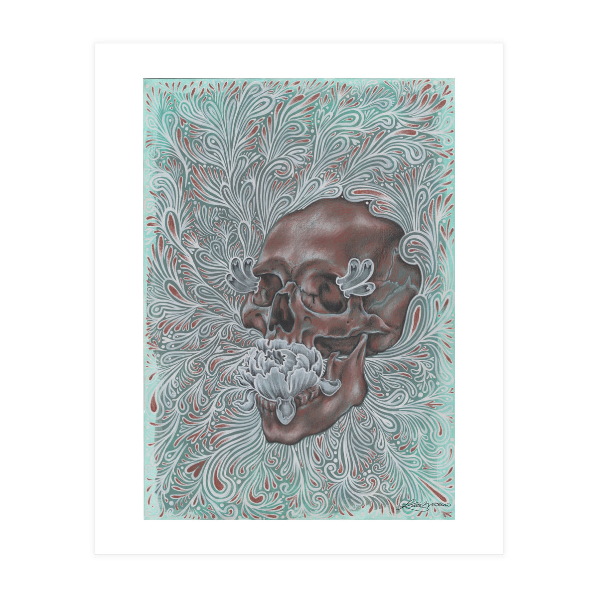 Faded Copper Peony (Print Only)