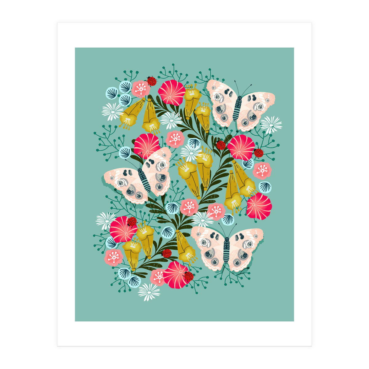 Buckeye Butterfly (Print Only)