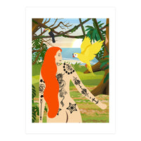 Golden Conure and Me (Print Only)