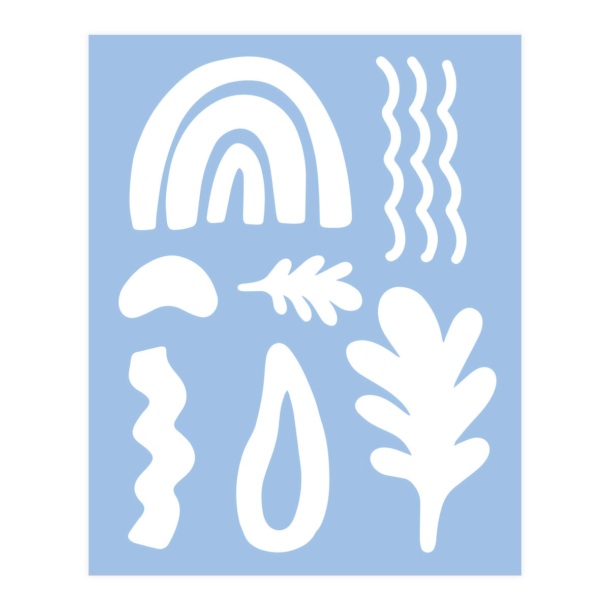 Abstract Happy Shapes (Print Only)