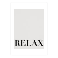 Relax White (Print Only)