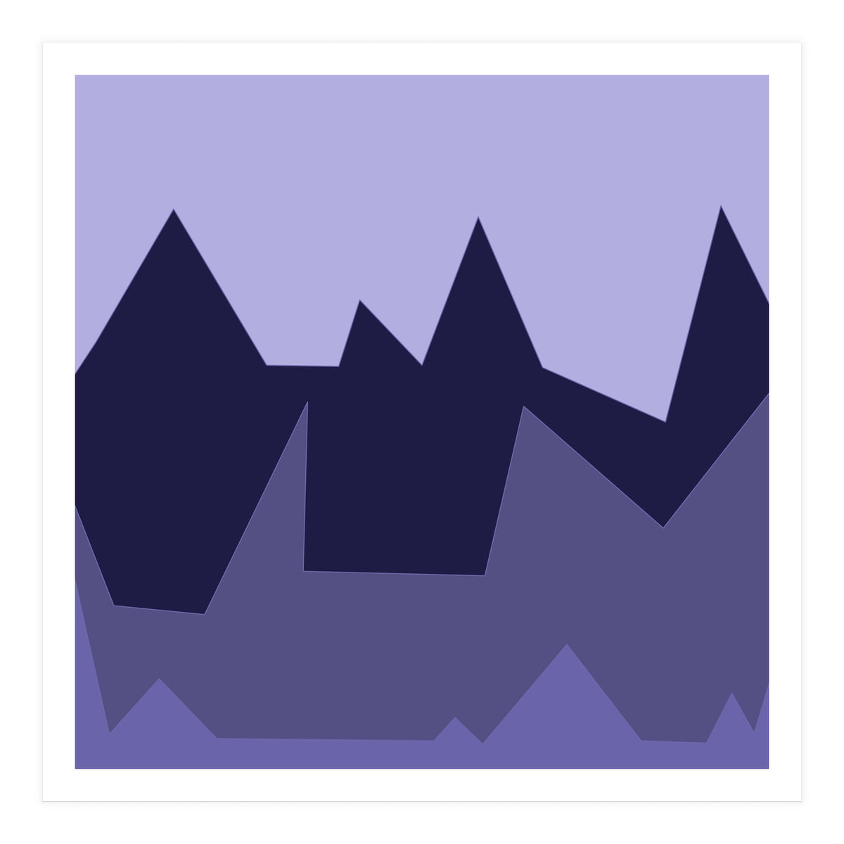 Purple Mountains (Print Only)