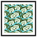 Summer Variegated Monstera | Rainforest Jungle botanical Plants Illustration | Boho Tropical Nature thumbnail