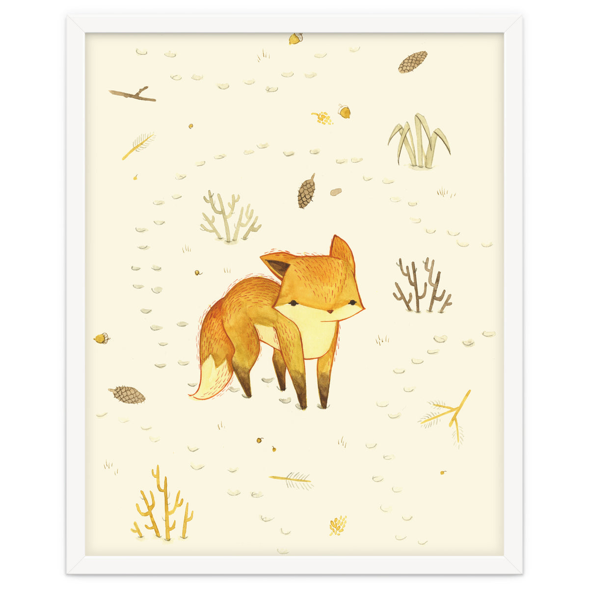 Lonely Winter Fox
